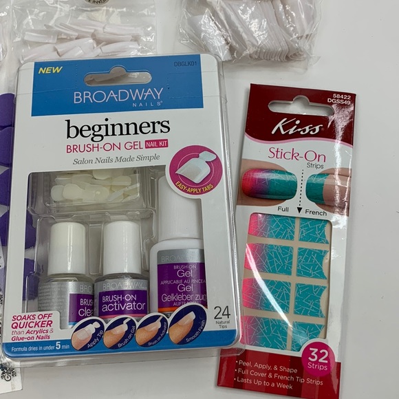 Fashion Nail Variety Kit acrylics, glue & stick on, accessories New New in box - Picture 4 of 12